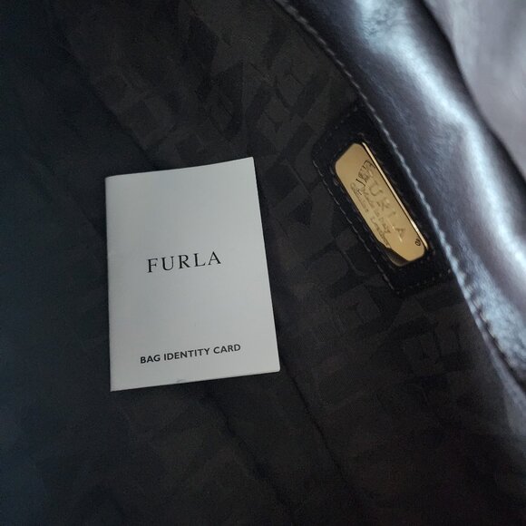 Furla Brown Fringe Bag "EUC" - Picture 3 of 16